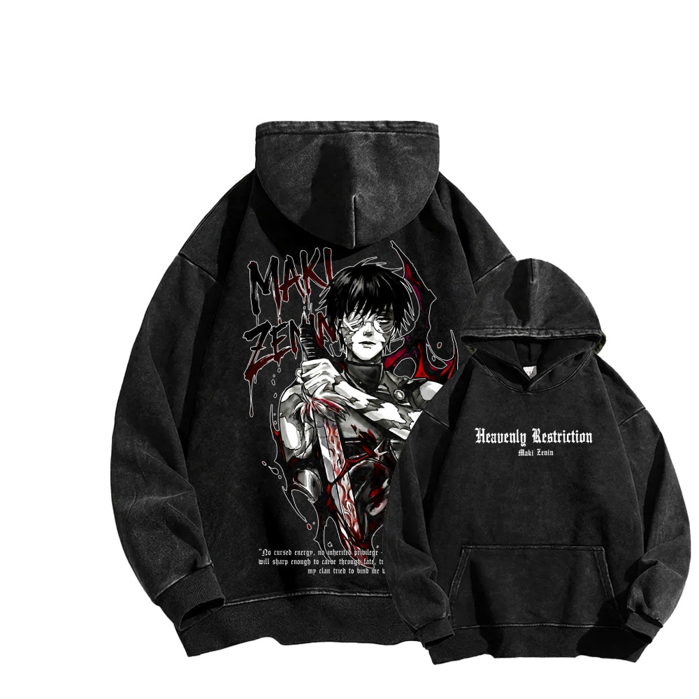 Jujutsu Kaisen Unisex Washed Hoodie 2602007534