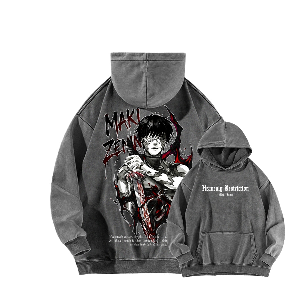 Jujutsu Kaisen Unisex Washed Hoodie 2602007534