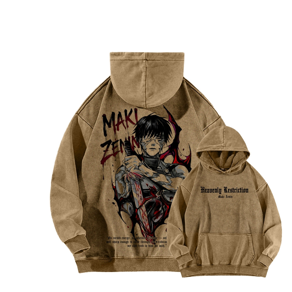 Jujutsu Kaisen Unisex Washed Hoodie 2602007534