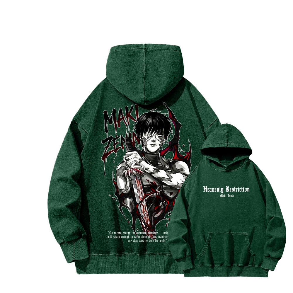 Jujutsu Kaisen Unisex Washed Hoodie 2602007534
