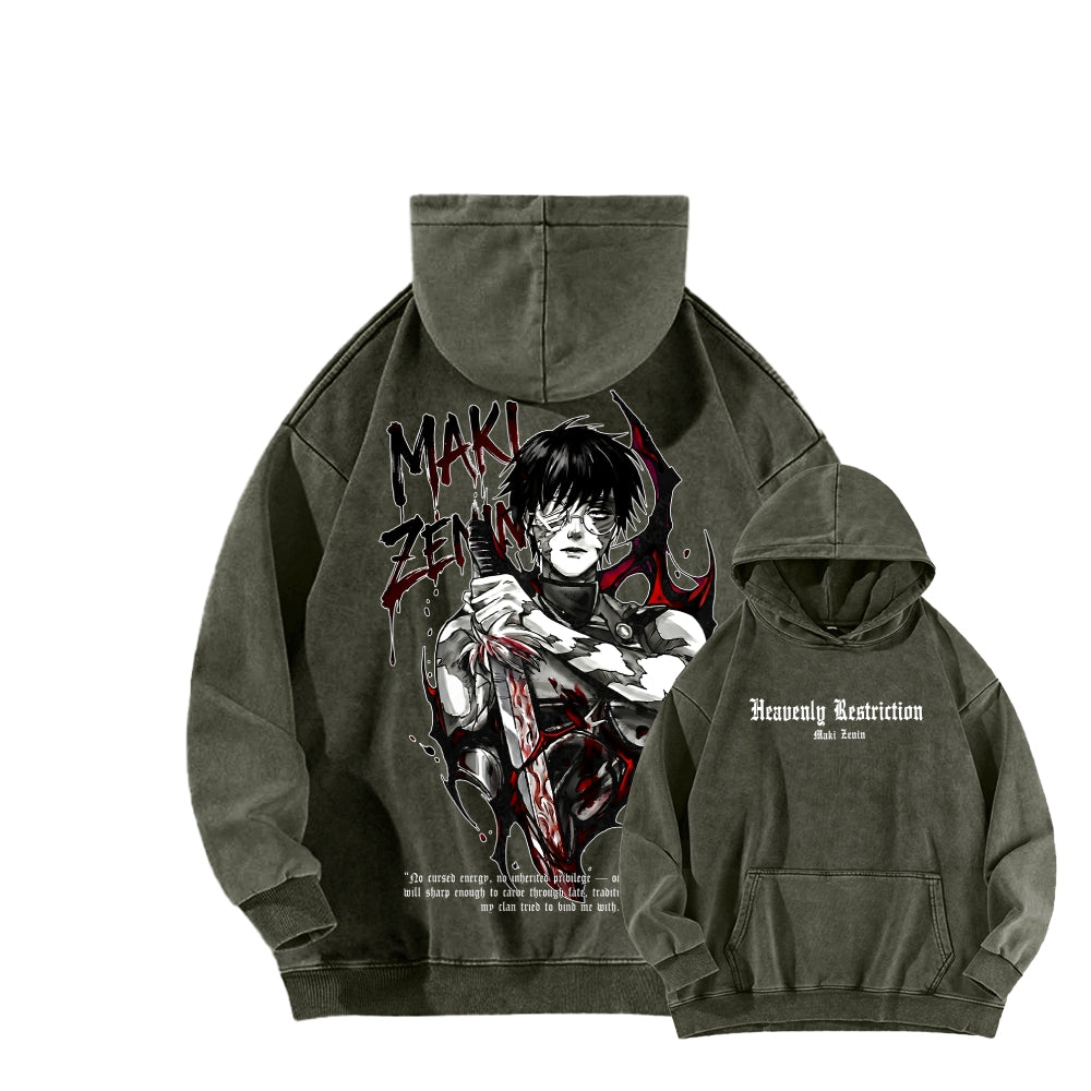 Jujutsu Kaisen Unisex Washed Hoodie 2602007534