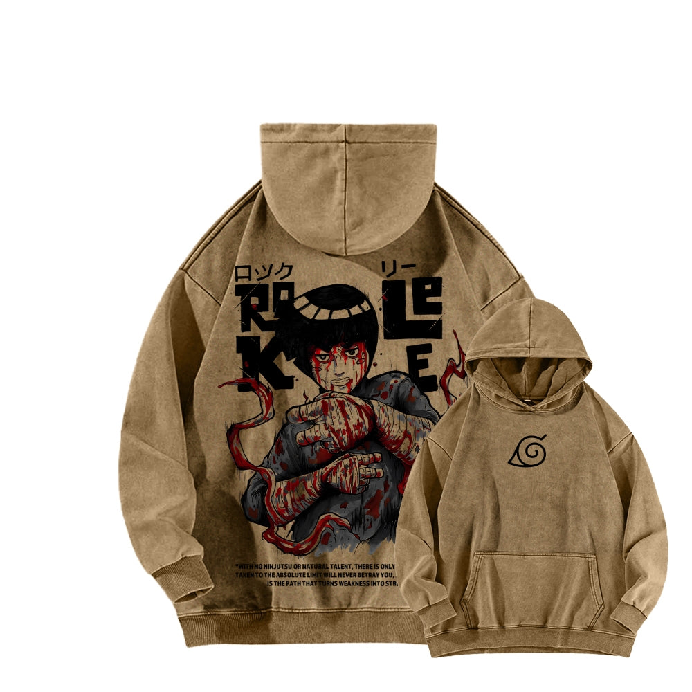 Naruto Unisex Washed Hoodie 2602007535