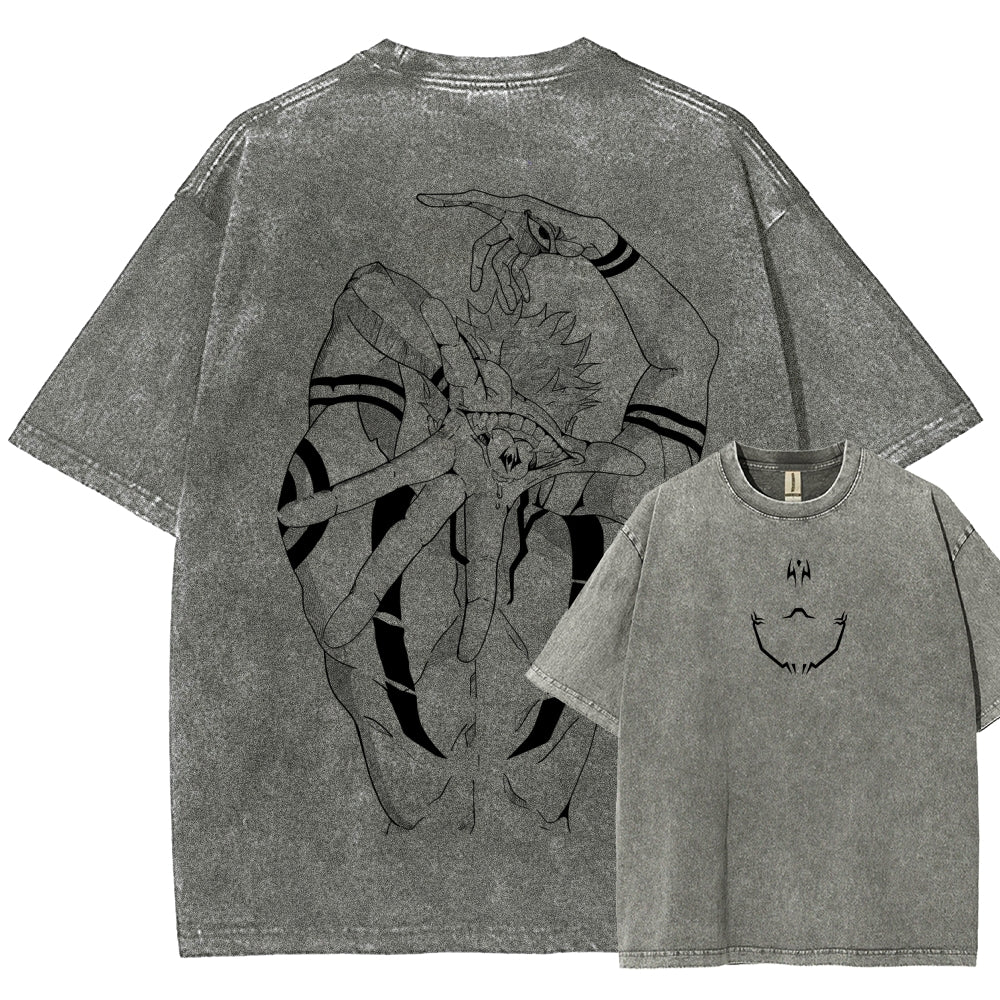 Jujutsu Kaisen Unisex Fit Washed T-Shirt 2602008468