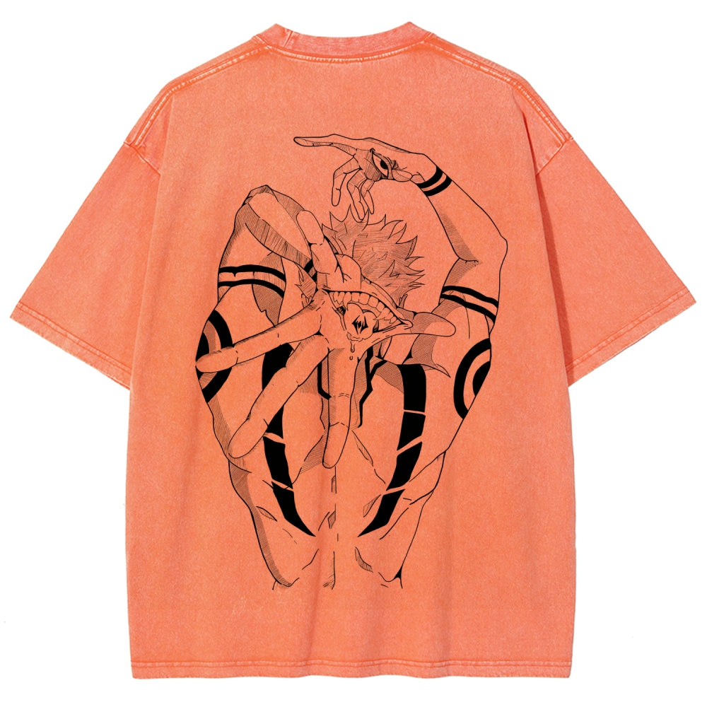 Jujutsu Kaisen Unisex Fit Washed T-Shirt 2602008468