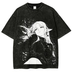 Frieren Unisex Fit Washed T-Shirt 2602010131