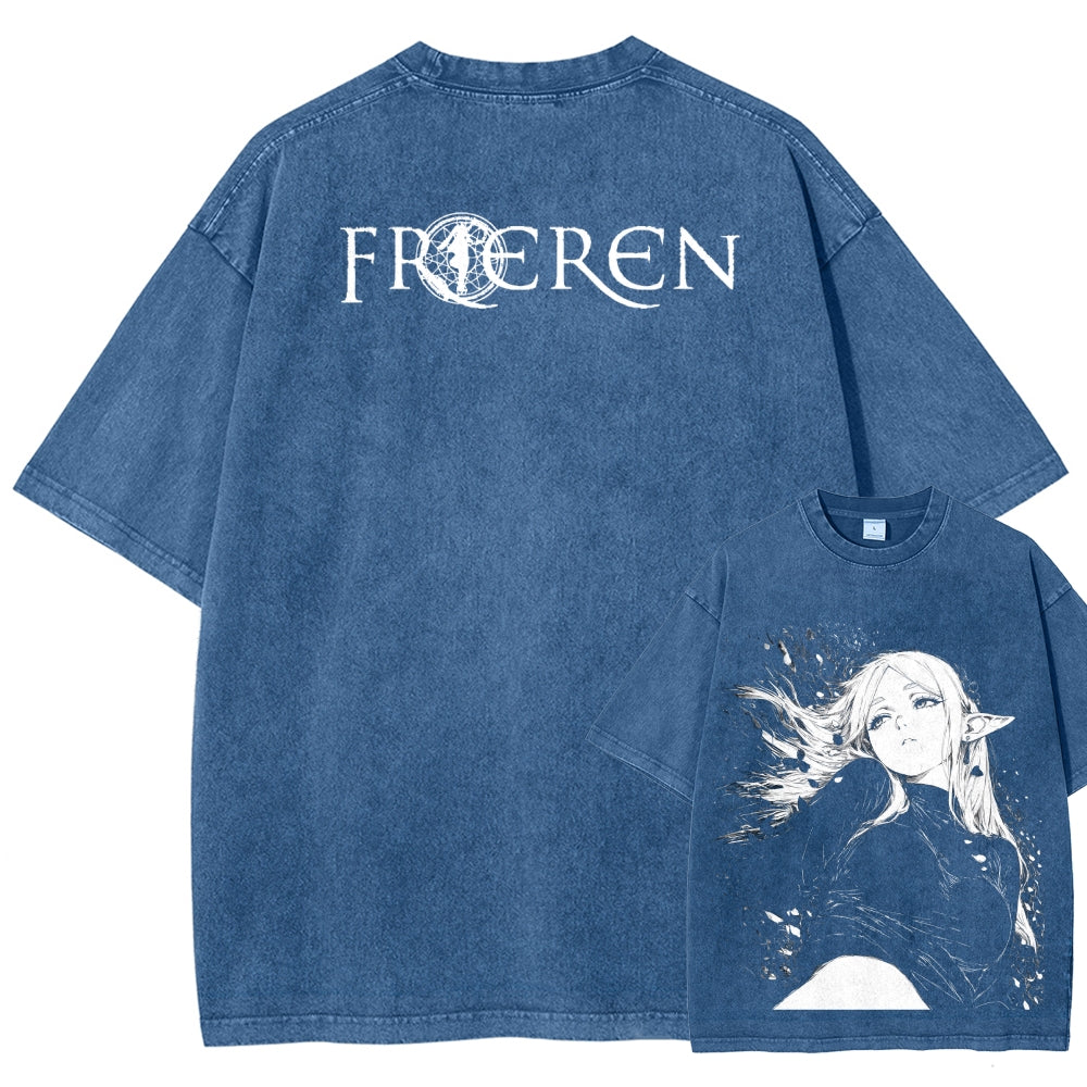Frieren Unisex Fit Washed T-Shirt 2602010131