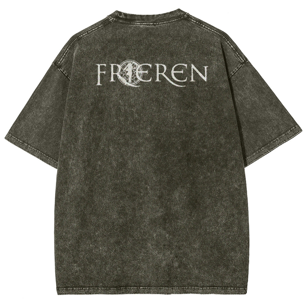 Frieren Unisex Fit Washed T-Shirt 2602010131