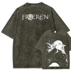 Frieren Unisex Fit Washed T-Shirt 2602010131