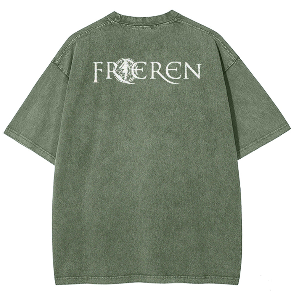 Frieren Unisex Fit Washed T-Shirt 2602010131