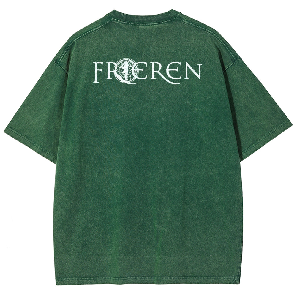 Frieren Unisex Fit Washed T-Shirt 2602010131