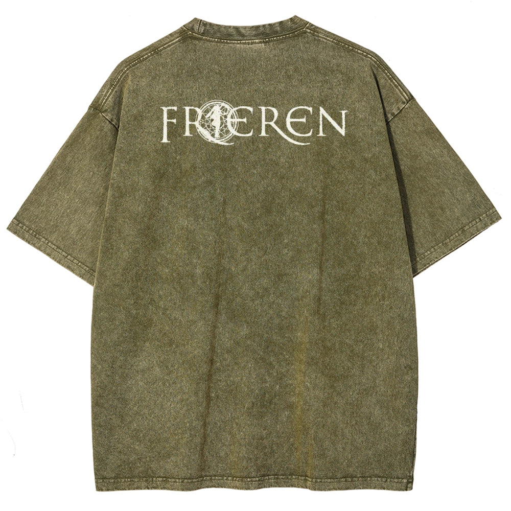 Frieren Unisex Fit Washed T-Shirt 2602010131