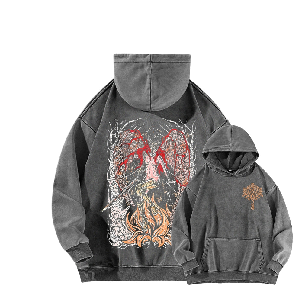 Elden Ring Unisex Washed Hoodie 2602010887
