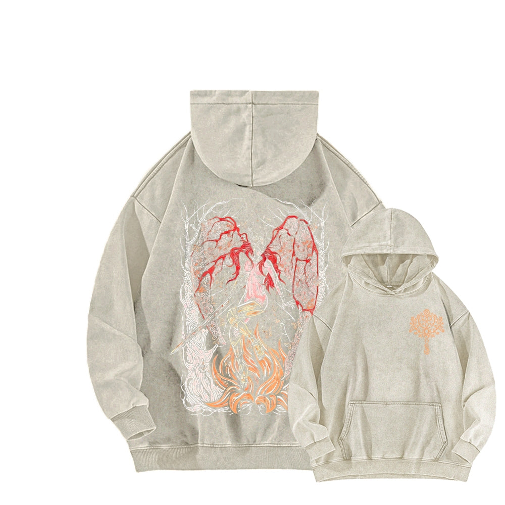 Elden Ring Unisex Washed Hoodie 2602010887