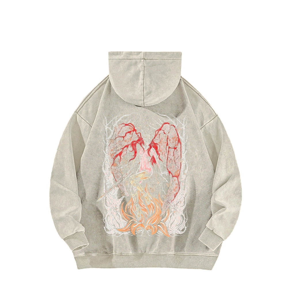 Elden Ring Unisex Washed Hoodie 2602010887