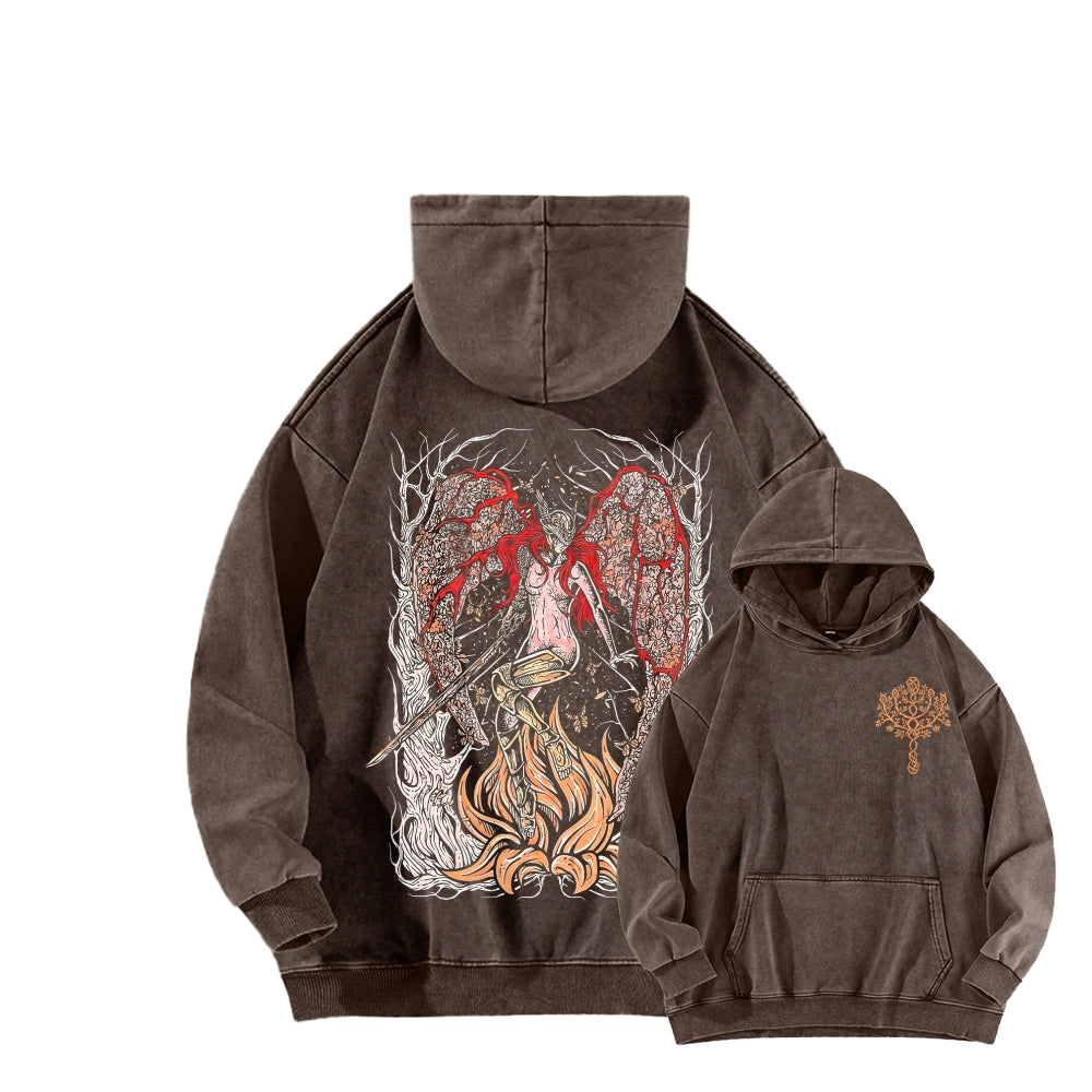 Elden Ring Unisex Washed Hoodie 2602010887
