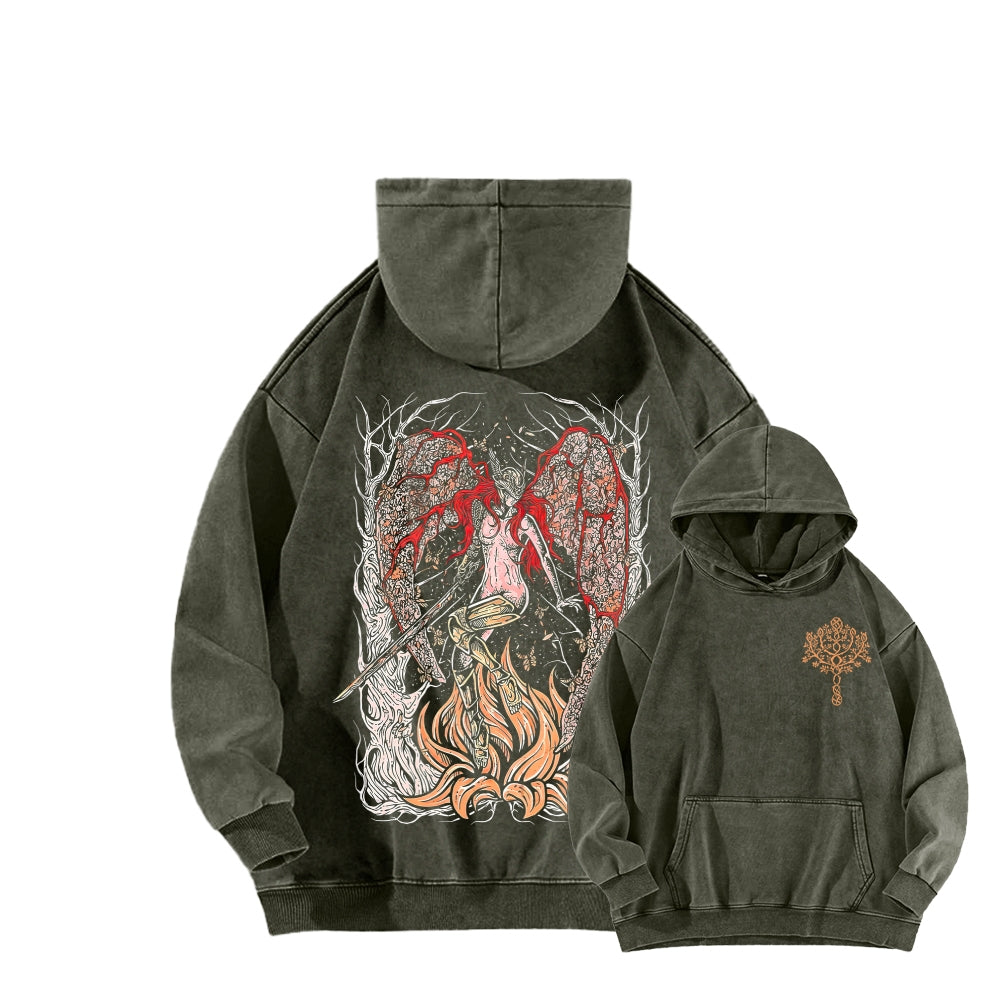Elden Ring Unisex Washed Hoodie 2602010887