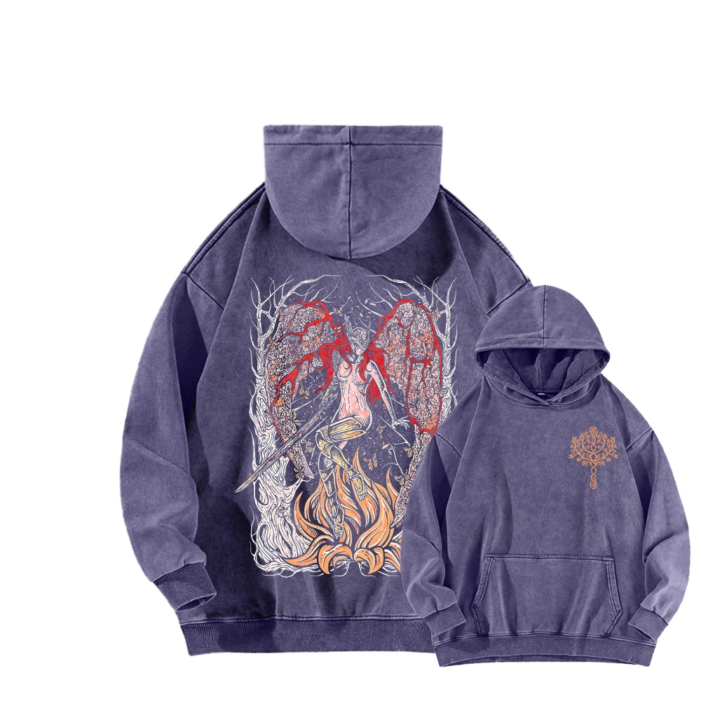 Elden Ring Unisex Washed Hoodie 2602010887