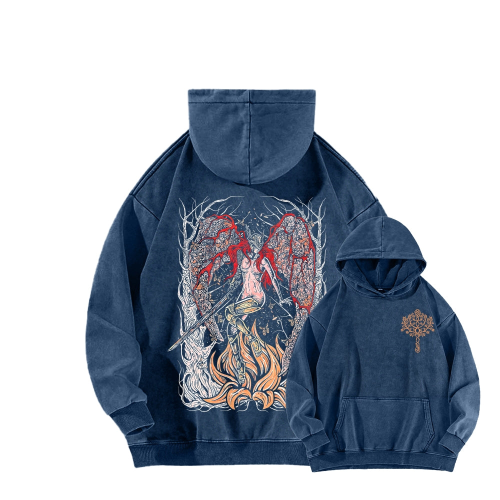Elden Ring Unisex Washed Hoodie 2602010887