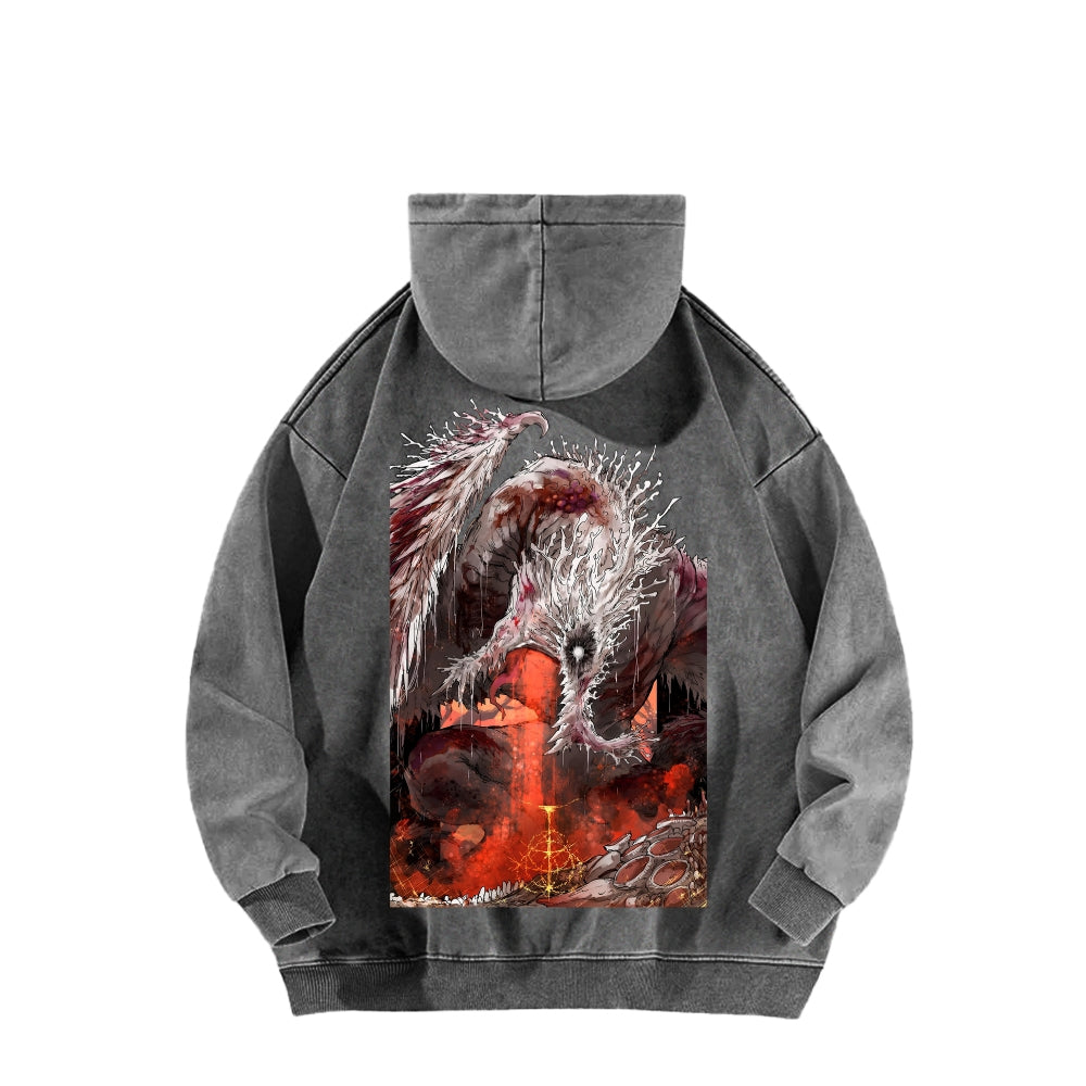 Elden Ring Unisex Washed Hoodie 2602010890