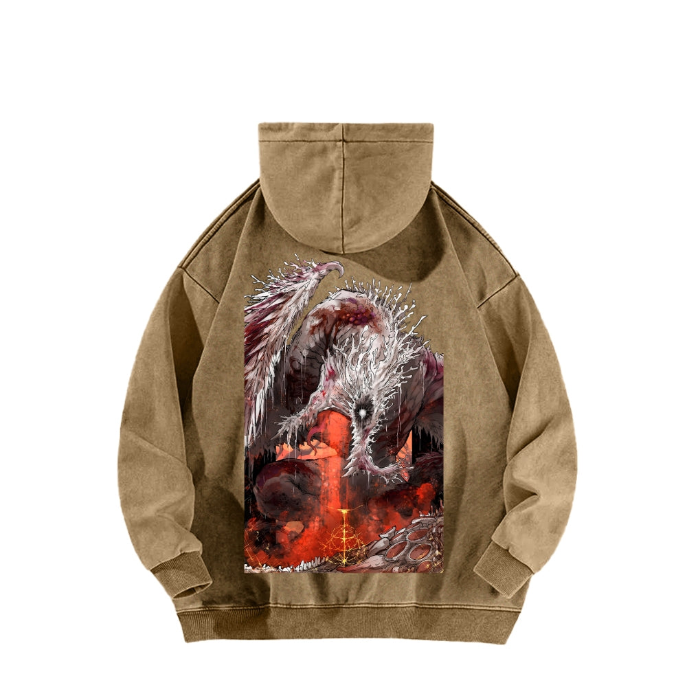Elden Ring Unisex Washed Hoodie 2602010890