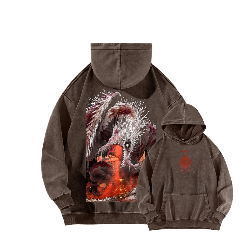 Elden Ring Unisex Washed Hoodie 2602010890