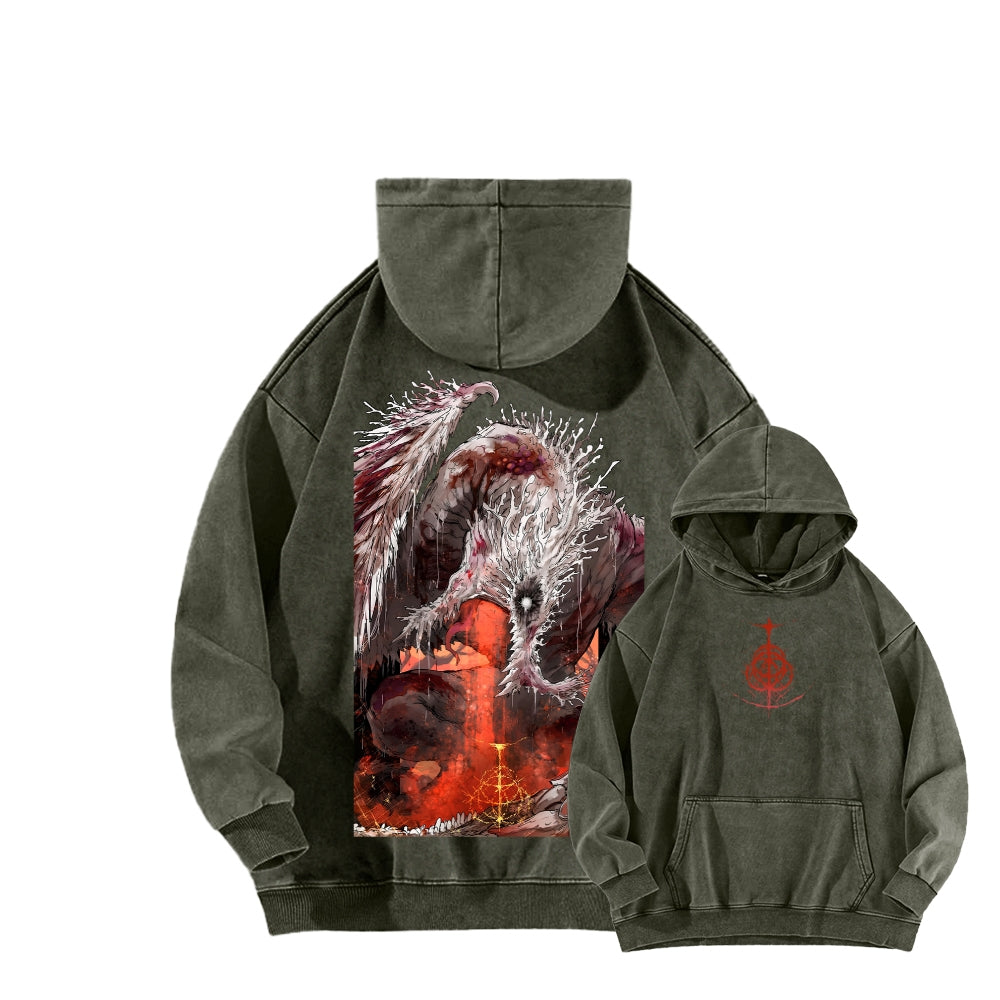 Elden Ring Unisex Washed Hoodie 2602010890