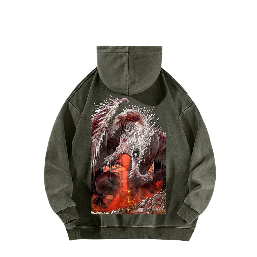 Elden Ring Unisex Washed Hoodie 2602010890