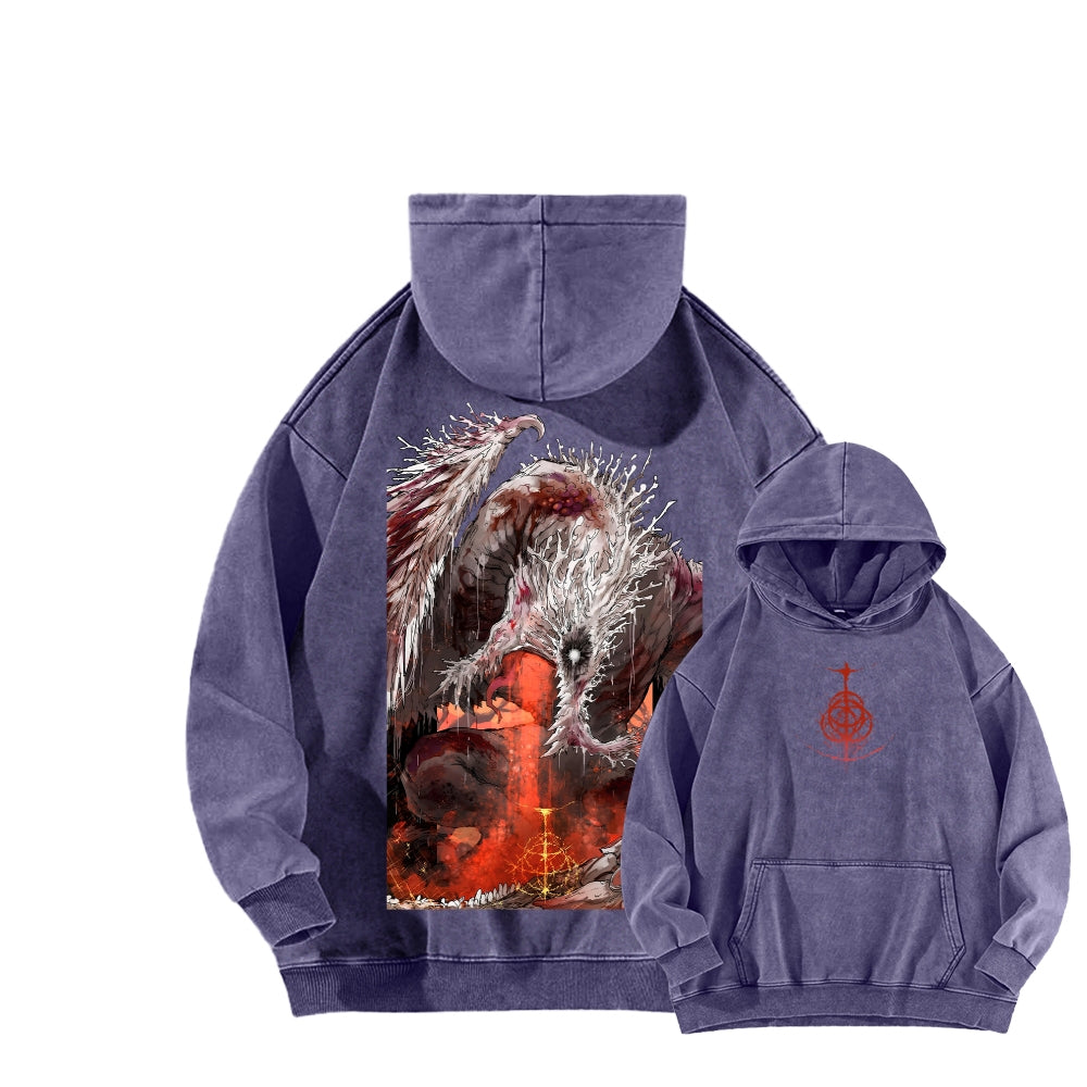 Elden Ring Unisex Washed Hoodie 2602010890