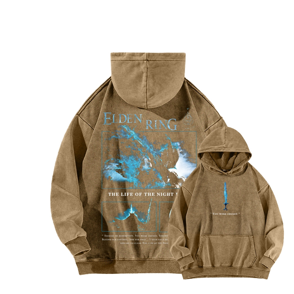 Elden Ring Unisex Washed Hoodie 2602010997