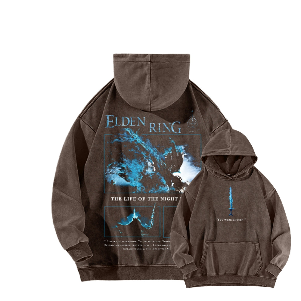 Elden Ring Unisex Washed Hoodie 2602010997