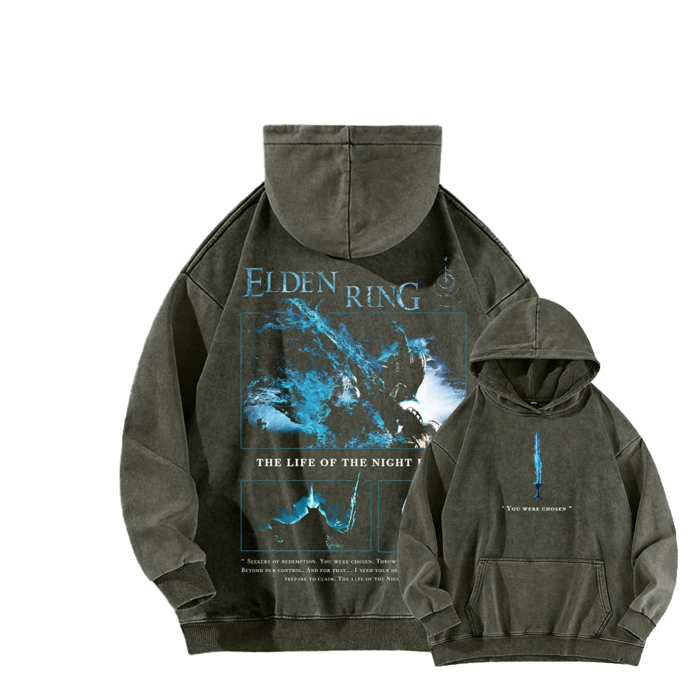 Elden Ring Unisex Washed Hoodie 2602010997