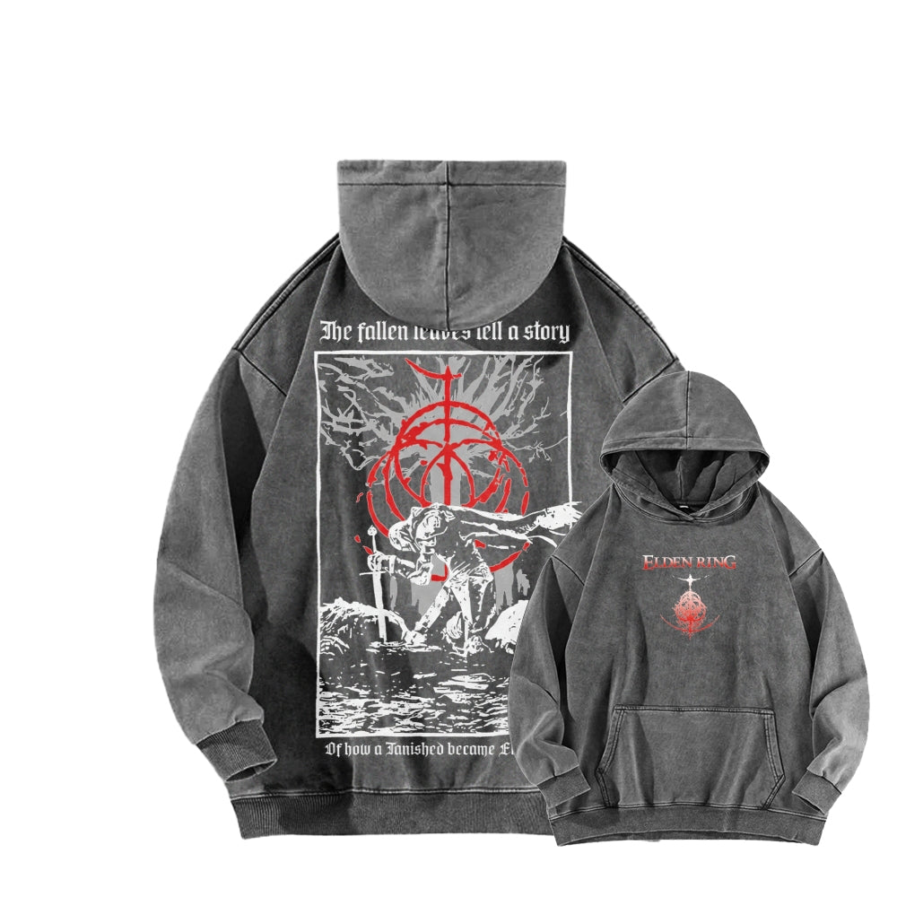 Elden Ring Unisex Washed Hoodie 2602011010