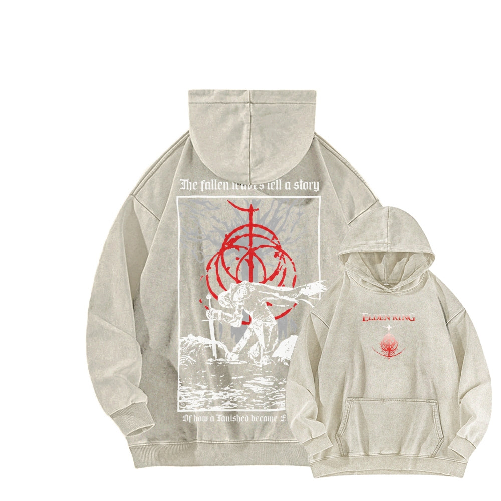 Elden Ring Unisex Washed Hoodie 2602011010