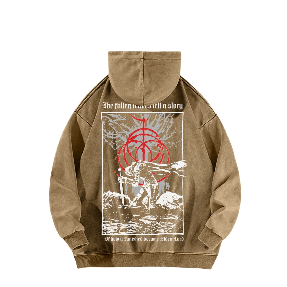 Elden Ring Unisex Washed Hoodie 2602011010