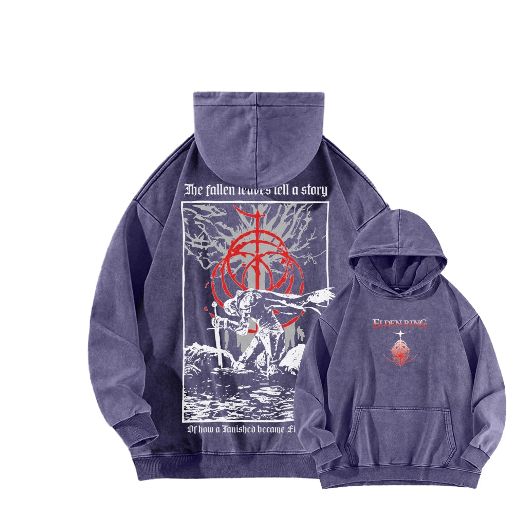 Elden Ring Unisex Washed Hoodie 2602011010