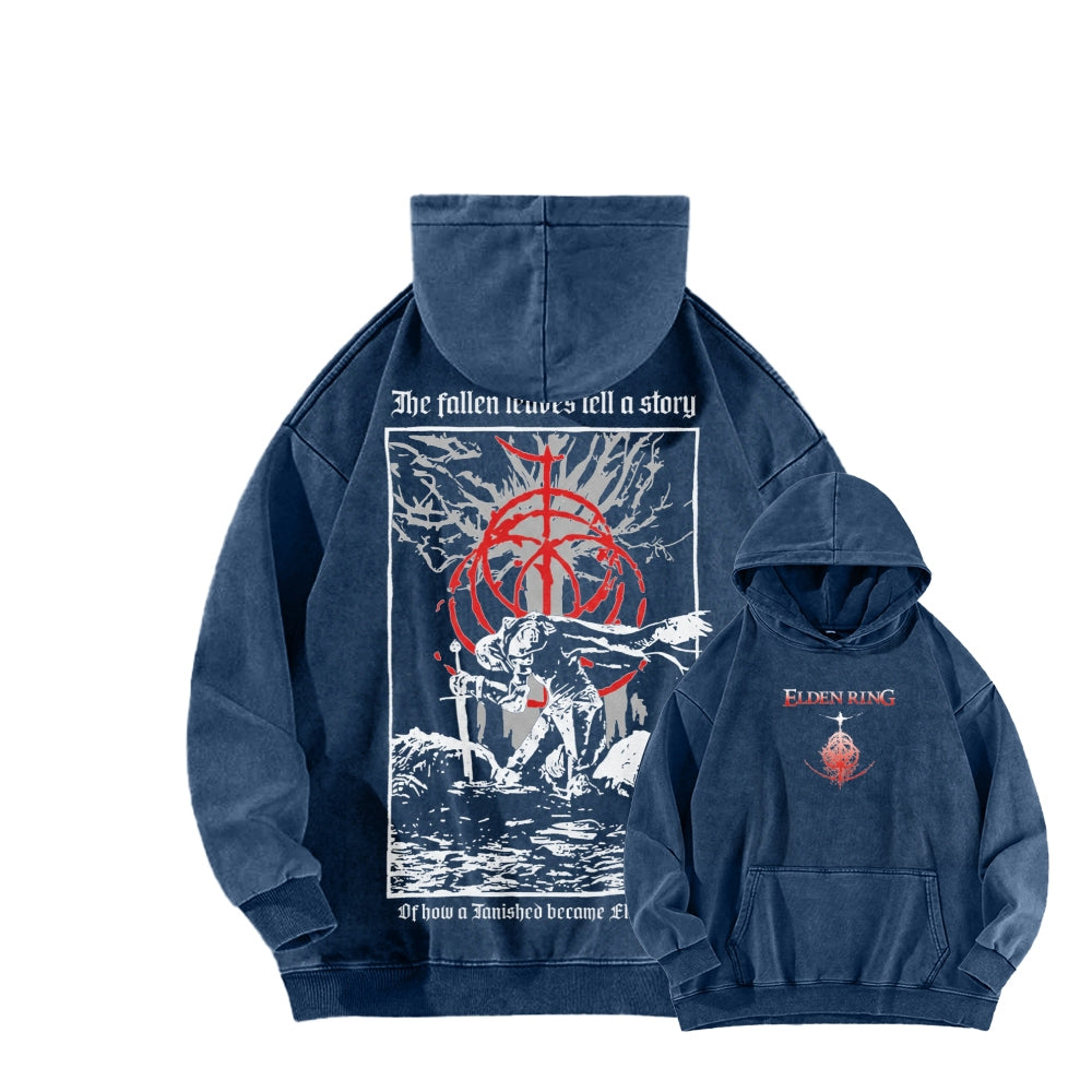 Elden Ring Unisex Washed Hoodie 2602011010