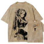 Frieren Unisex Fit Washed T-Shirt 2603002518