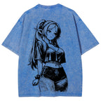 Frieren Unisex Fit Washed T-Shirt 2603002518