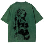 Frieren Unisex Fit Washed T-Shirt 2603002518