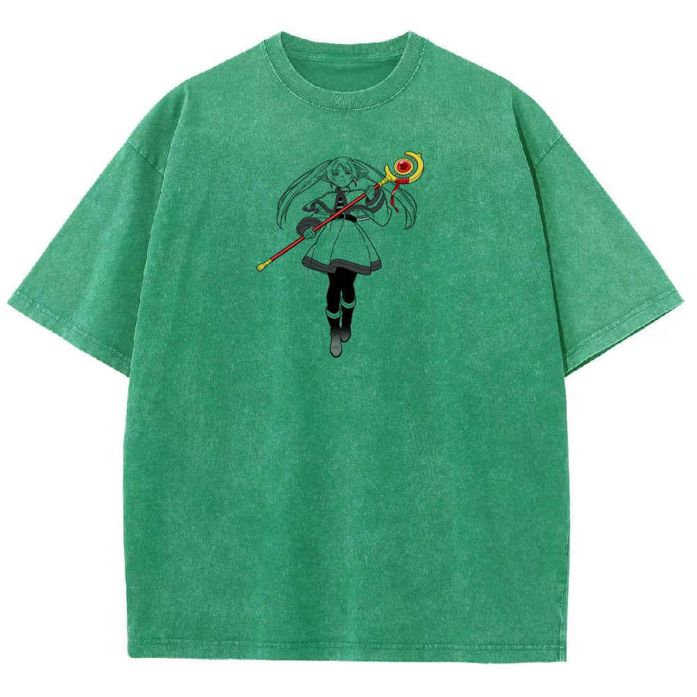 Frieren Unisex Fit Washed T-Shirt 2603002518