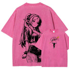 Frieren Unisex Fit Washed T-Shirt 2603002518