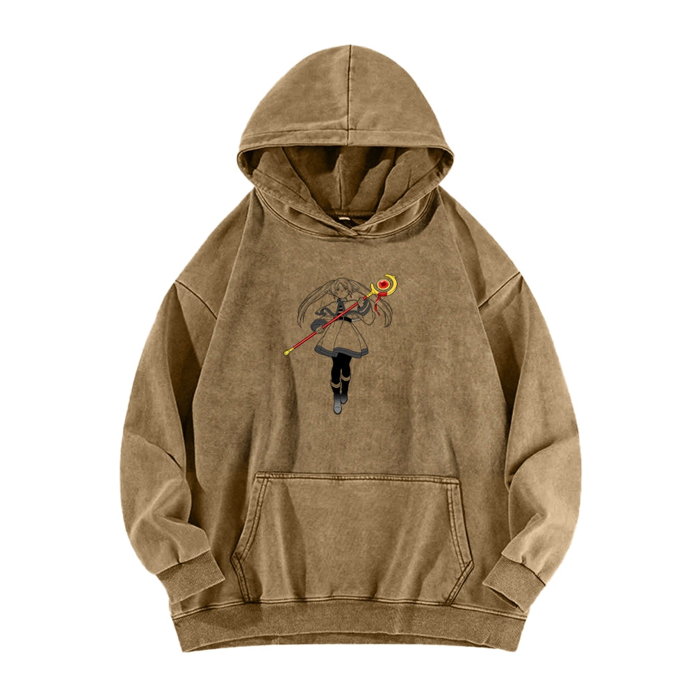 Frieren Unisex Washed Hoodie 2603002534