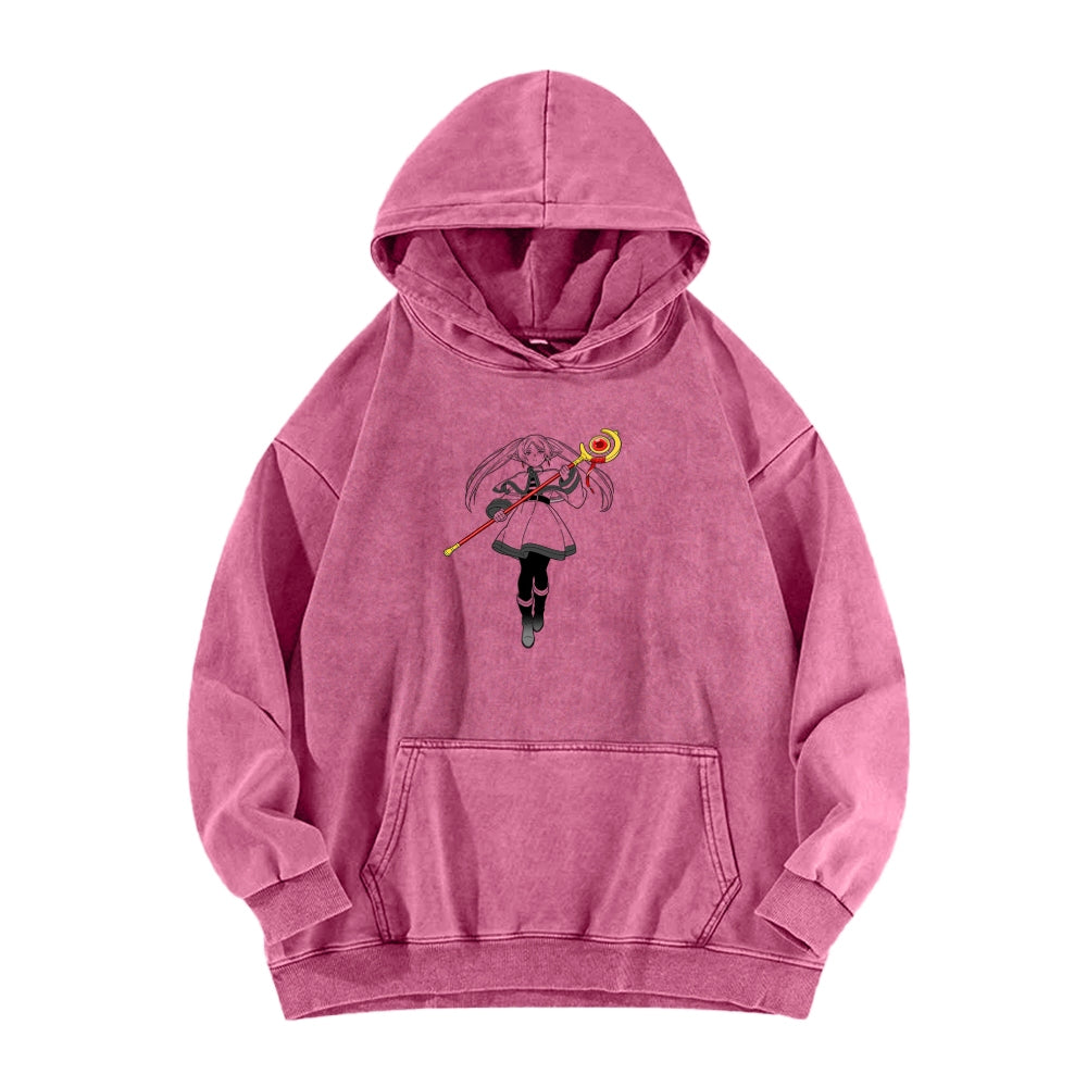 Frieren Unisex Washed Hoodie 2603002534