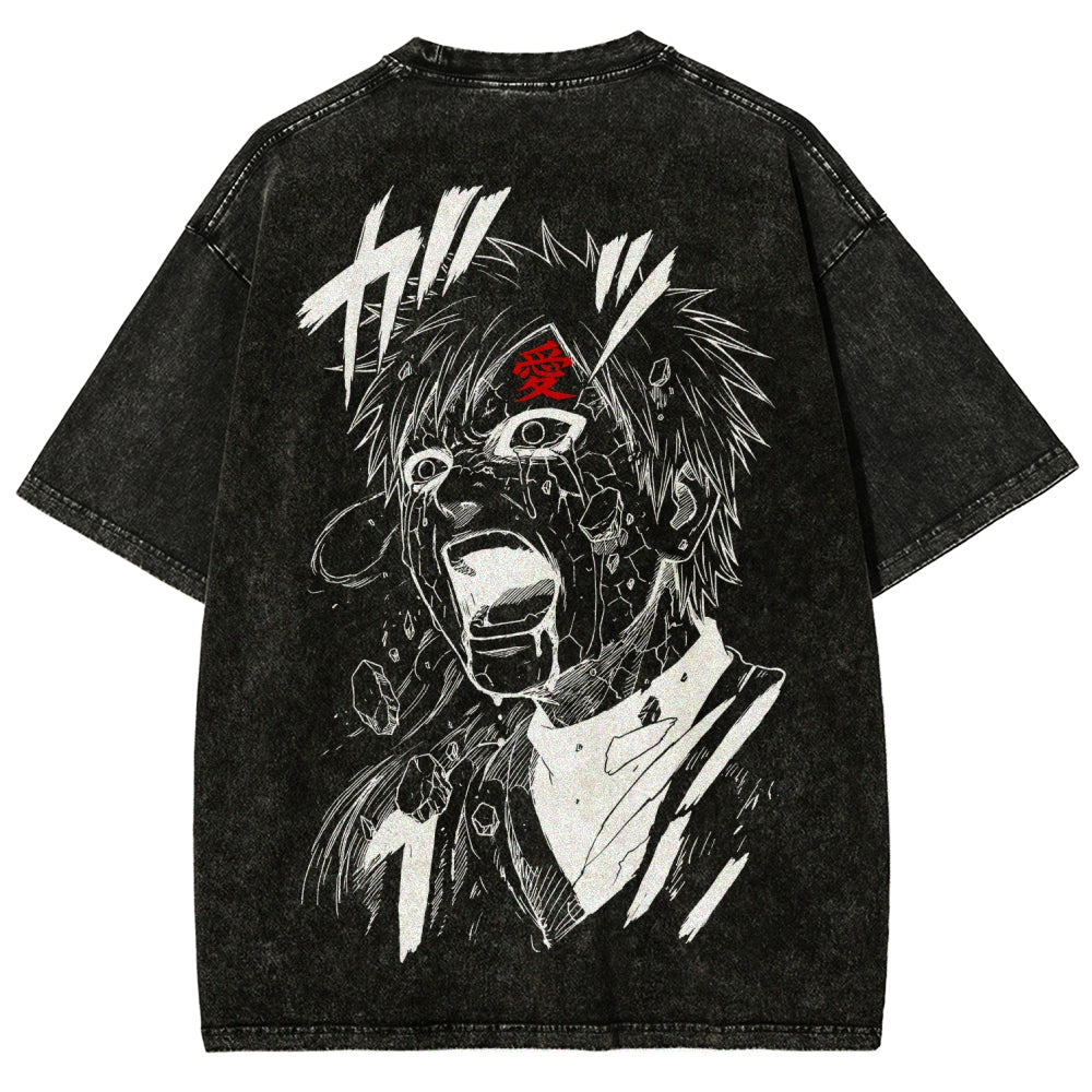 Naruto Unisex Fit Washed T-Shirt 2603003349