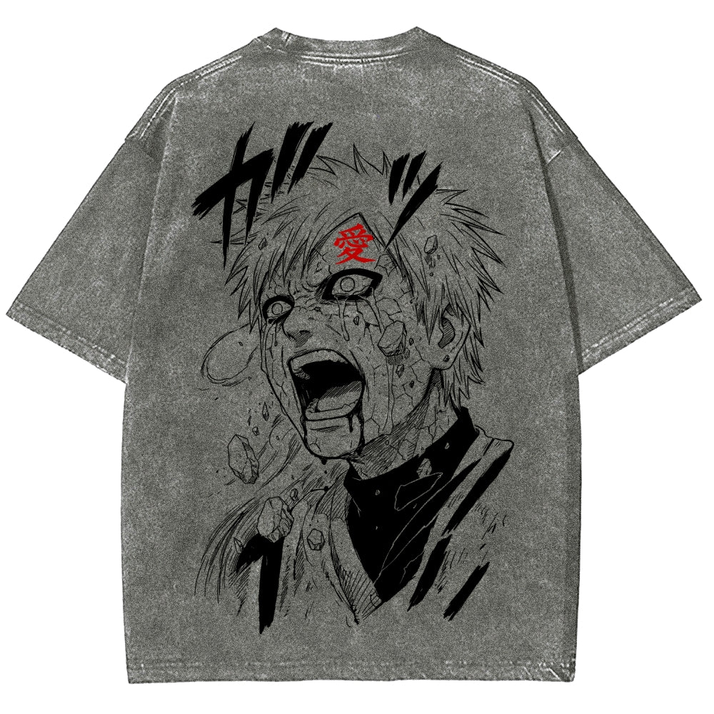 Naruto Unisex Fit Washed T-Shirt 2603003349