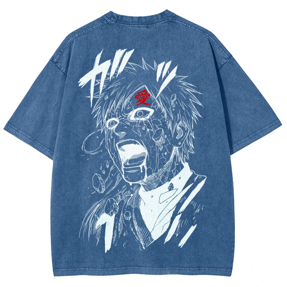 Naruto Unisex Fit Washed T-Shirt 2603003349