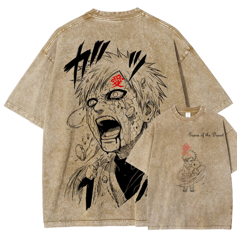 Naruto Unisex Fit Washed T-Shirt 2603003349