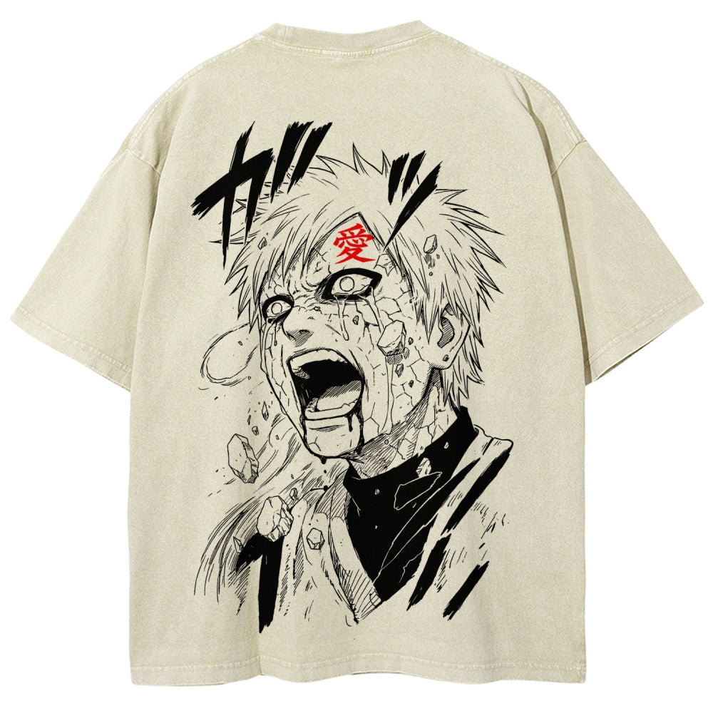 Naruto Unisex Fit Washed T-Shirt 2603003349