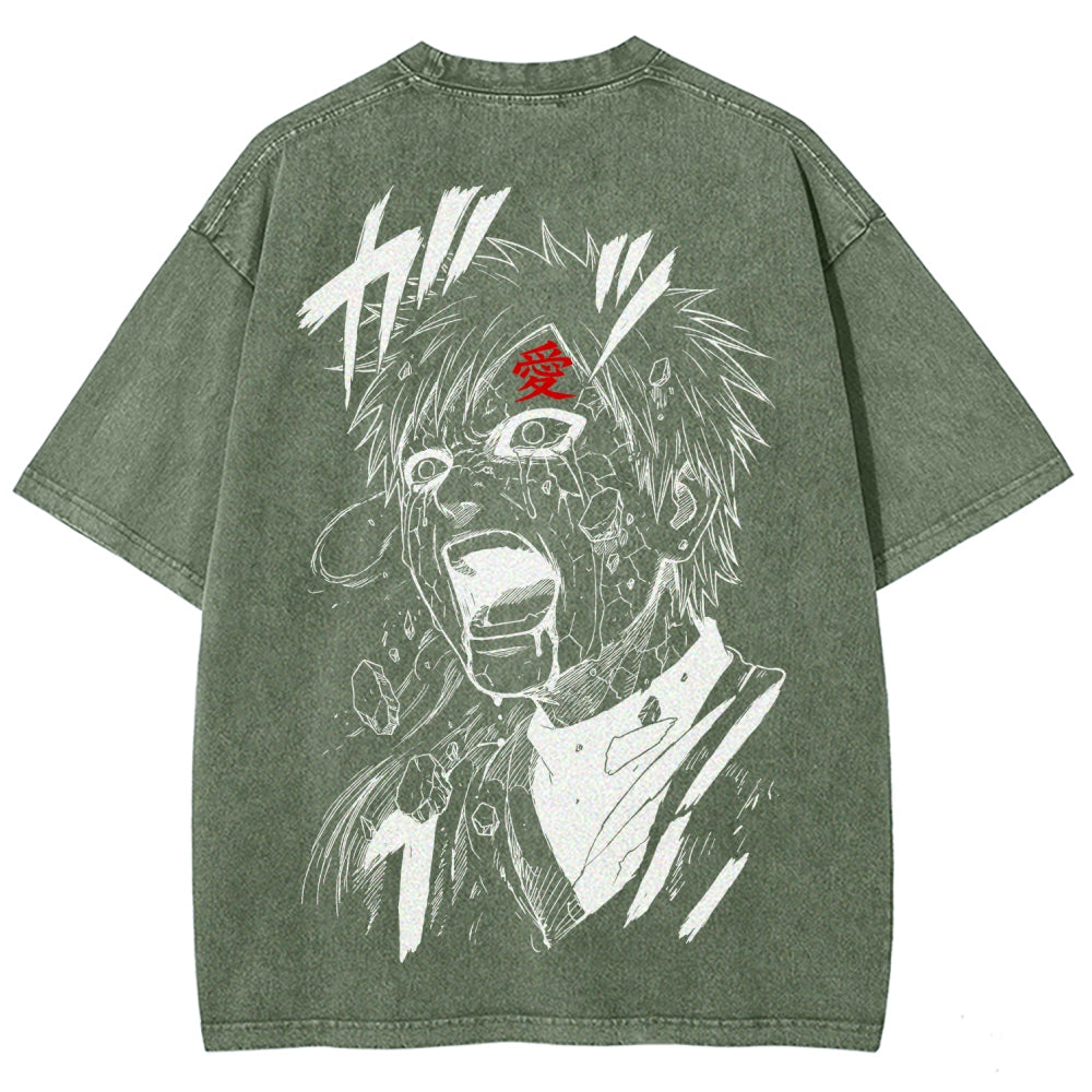 Naruto Unisex Fit Washed T-Shirt 2603003349