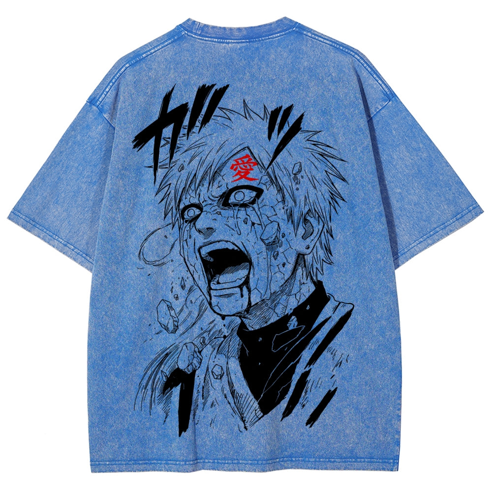 Naruto Unisex Fit Washed T-Shirt 2603003349